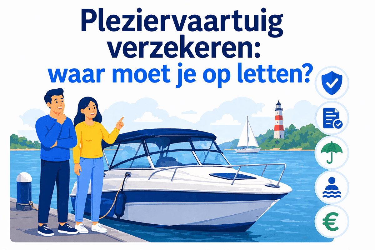 Pleziervaartuig verzekeren: waar moet je op letten?