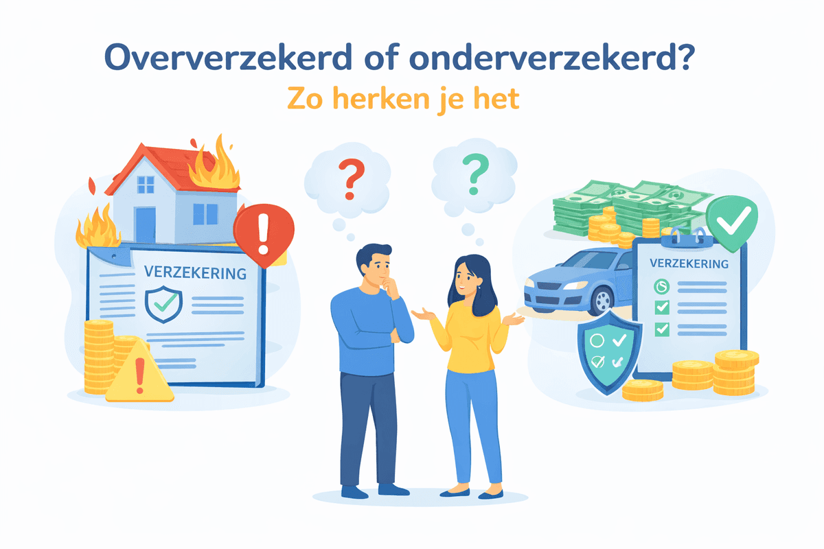 Oververzekerd of onderverzekerd? Zo herken je het