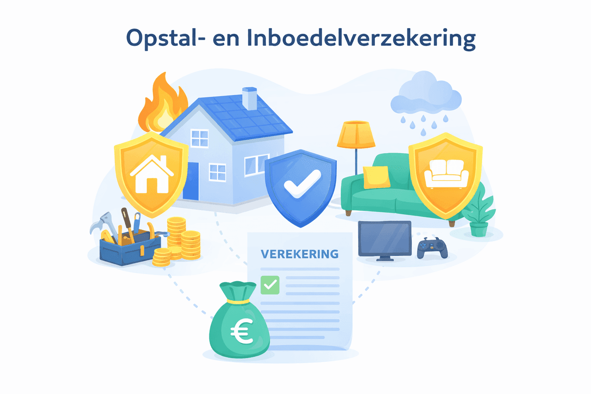 Opstal- vs. inboedelverzekering: wat is het verschil en wat heb jij nodig?