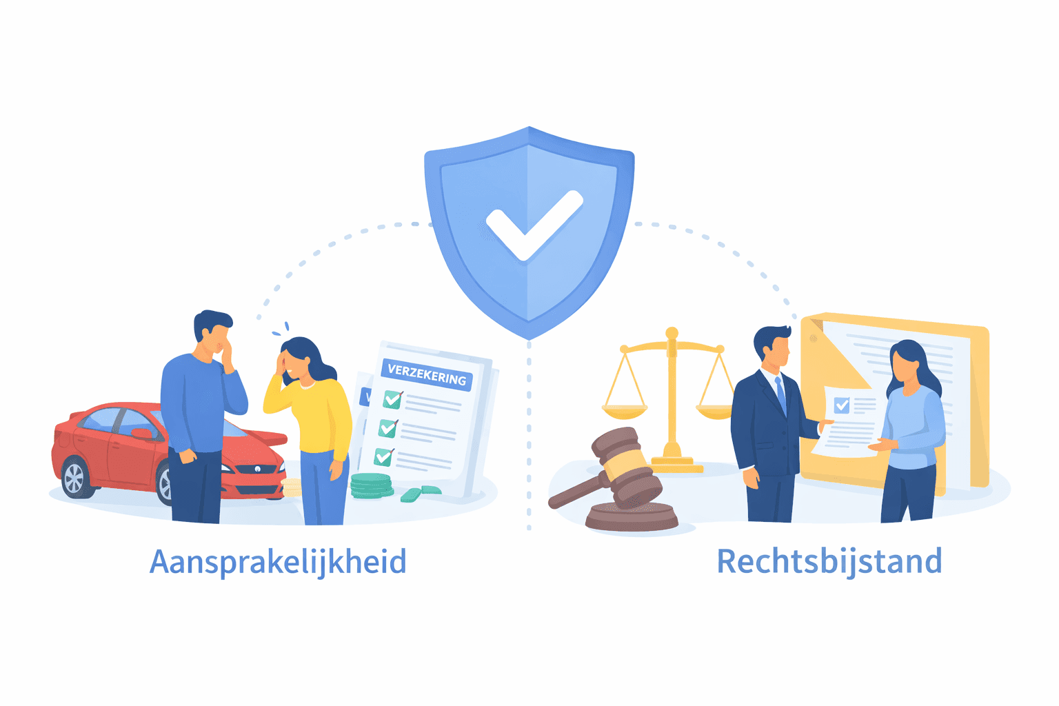 Aansprakelijkheid en rechtsbijstand: laat je verzekering vrijblijvend controleren